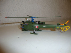  Helikoptermodell Alouette III V271 der Schweizer Armee