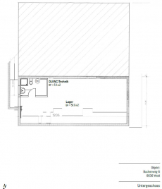 Büro- & Lagerraum (ca. 200m2; mit zwei Rampen) an zentraler Lage 