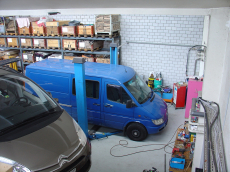 Autolift, Garage mit Werkzeug stundenweise mieten