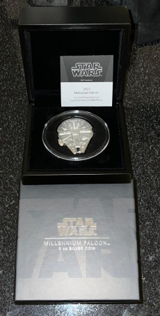 Silber STAR WARS Millennium Falke - 3 oz PP