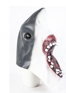 Weisser Hai Maske Kostüm Halloween Cosplay Kostüm Fasnacht Shark