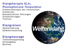 Klangtherapie KLA, Phonophorese (Stimmgabeltherapie) 