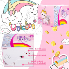 Einhorn Spardose Unicorn Sparkässeli Münz Box Dose Geschenk Girl