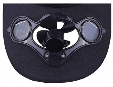 Solar Cap Mütze Kappe Sommer Hitze Kühlung Ventilator Fan Gadget