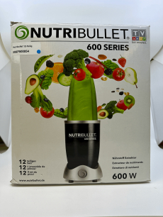 Nutribullet schwarz 600W, 12-teilig