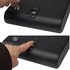 Mobiler Mini Tragbarer Safe Fingerabdruck Stahl Tresor Sicherheit