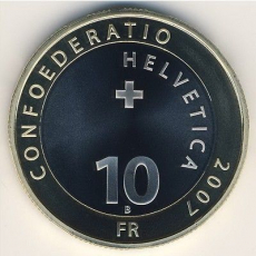 50x Schweiz 10 Franken 2007 