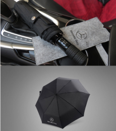 Mercedes-Benz Regenschirm Logo Benz Taschenschirm Auto Fanartikel