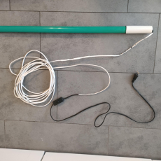 Leuchtröhre grün mit 9 m Kabel und Schalter