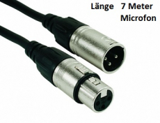 Kabel 7 Meter Microfon Neu 