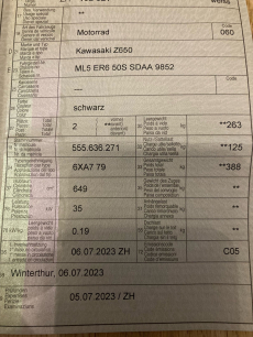 Wie Neu Kawasaki Z650 mit ABS (gedrosselt 35kW)