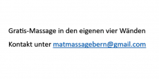 Geniesse eine Massage in den eigenen vier Wänden!