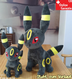 Pokémon Nachtara XXL Umbreon 60cm Plüsch Pokemon Evoli