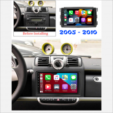 Autoradio Smart Fortwo 2005-2015 DAB+ Carplay Bluetooth Navi GPS