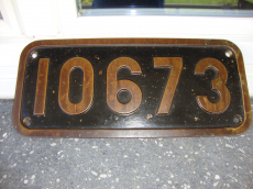 SBB Lok Nummerschild Ae 3/6 I 10673 Rarität