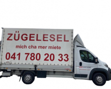 Zügelesel mit Hebebühne