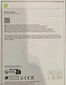  Apple 17 iPhone Pro, noch originalverpackt 512GB