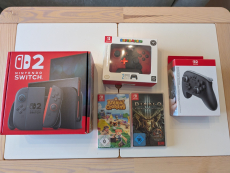 Nintendo Switch 2 mit 2 Spielen und Pro Controller