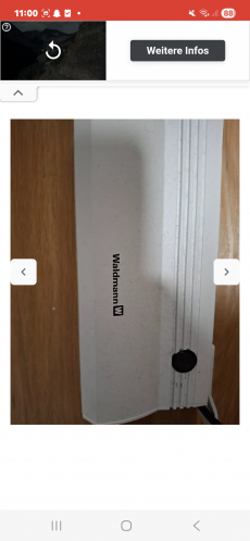 werkstattlampe Marke Waldmann 