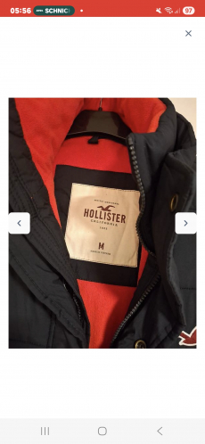 Hollister Halparm jacke Grösse M 