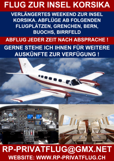 SWISS PRIVATE FLYING OFFERIERT SPARFLUG  -  PROGRAMM