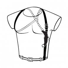 Honshu Karambit Messer schwarz 