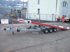 Anhänger TEMARED - Carkeeper 4820/3 3500Kg mittig Riffelblech