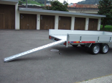 Anhänger Temared Carplatform 4521S 3'500Kg Aluboden und Bordwände