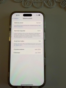IPhone 16 pro max 256gb white titanium mit Garantie