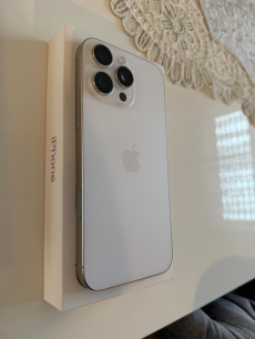 IPhone 16 pro max 256gb white titanium mit Garantie