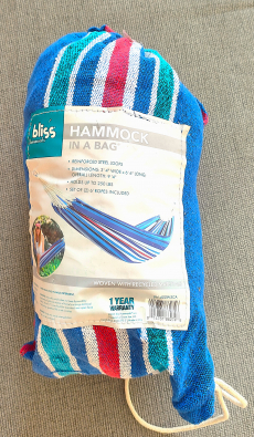 Hängematte Gestell von Ikea mit Hängematte