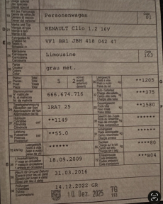 Renault Clio Km.80400 Frisch ab MFK sowie Service.