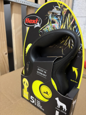 Neon Flexi Hundeleine – Neu und unbenutzt