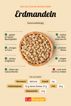 Superfood BioKing Erdmandel Knabberkerne Bio 250g NEU OVP