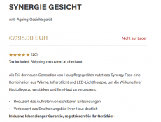 OPATRA SYNERGIE GESICHT Anti-Ageing-Gesichtsgerät