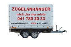Umzugs-Anhänger geschlossen