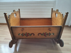 Baby Wiege Handgemacht Fichtenholz