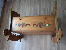 Baby Wiege Handgemacht Fichtenholz