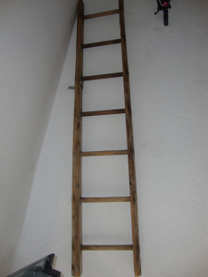 Alte Holzleiter