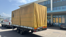 Blachenanhänger Daltec XXL gross mit Durchladesystem Türen