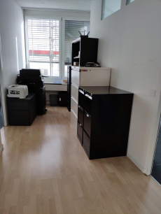 Büroauflösung: Möbel und Pflanzen preiswert abzugeben 