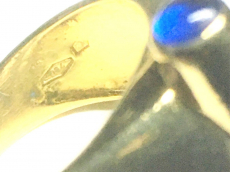 Toller Ring Diamant / Saphir 750K GG 9,1g MASSIV!