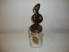 Altes Butterglas