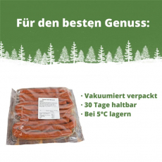 5 Paar Landjäger * in Vacuum verpackt