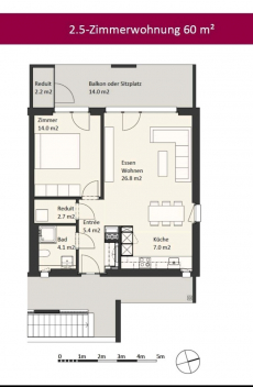 2.5 Zimmer-Wohnung EG