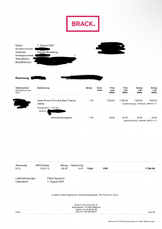 NEU iPhone 16 Pro Max 256 GB black Titanium
