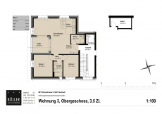 3.5 Zimmer-Wohnung im 1. Stock in Neubau