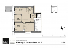 3.5 Zimmer-Wohnung im 2. Stock in Neubau