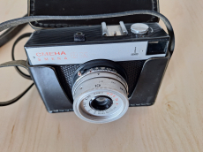 35-mm-Filmkamera Smena 8M mit Leder-Etui original