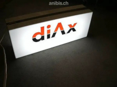 diAx Leuchttafel   Reklame Sammler 